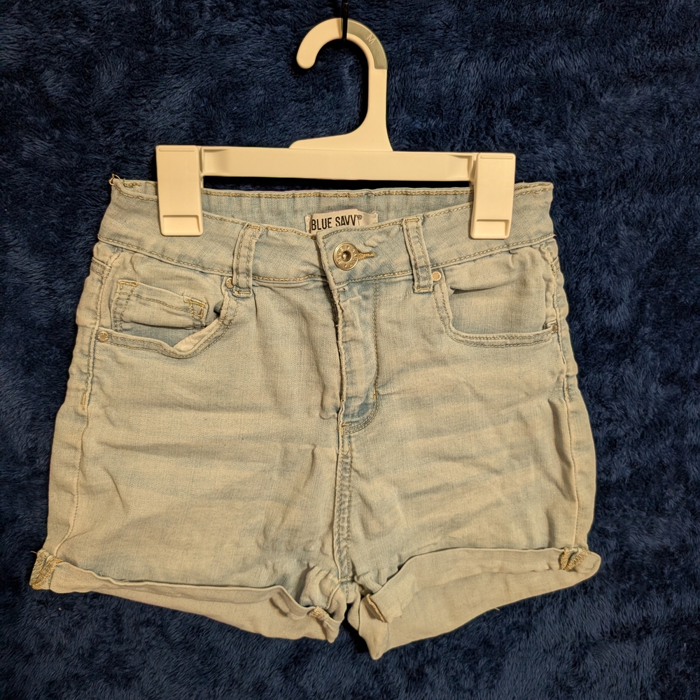 Blue Savy Women's Light Blue Jean Shorts